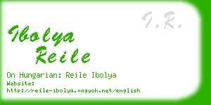 ibolya reile business card